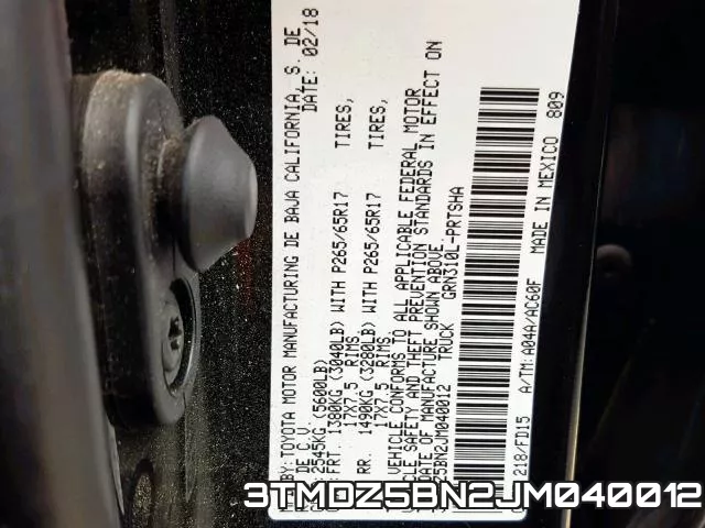 3TMDZ5BN2JM040012 фото 2