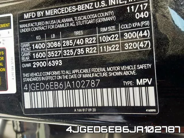 4JGED6EB6JA102787 фото 2