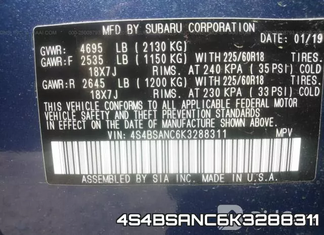 4S4BSANC6K3288311 фото 10