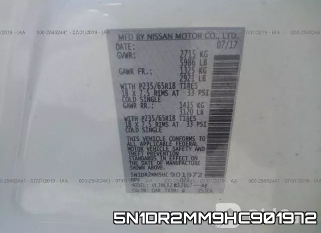 5N1DR2MM9HC901972 фото 10