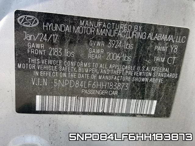 5NPD84LF6HH183873 фото 2