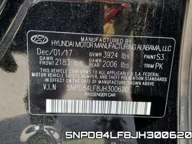 5NPD84LF8JH300620 фото 2