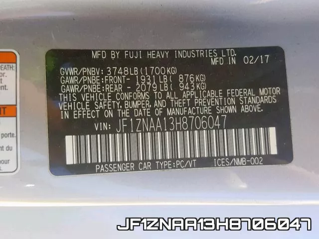 JF1ZNAA13H8706047 фото 2