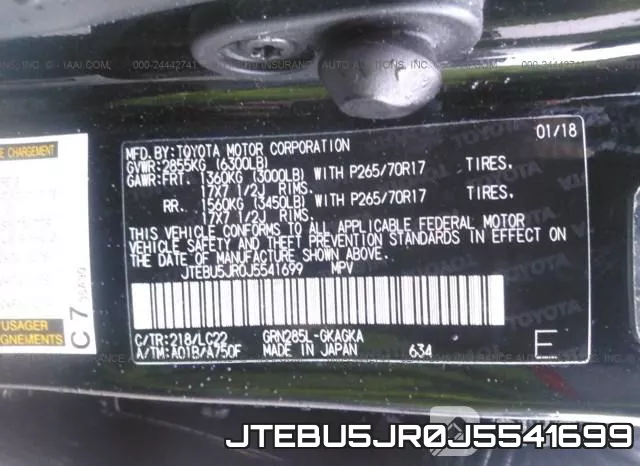 JTEBU5JR0J5541699 фото 10