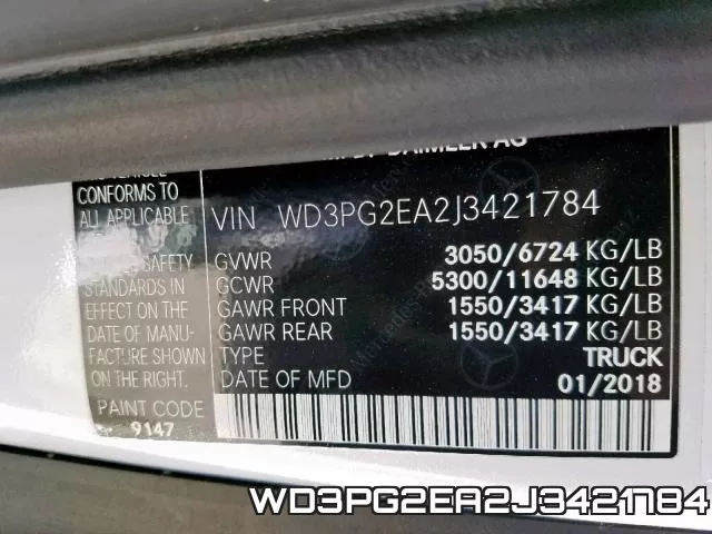 WD3PG2EA2J3421784 фото 2