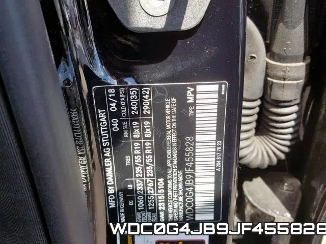 WDC0G4JB9JF455828 фото 2