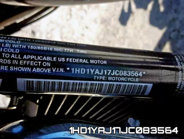 1HD1YAJ17JC083564 фото 2