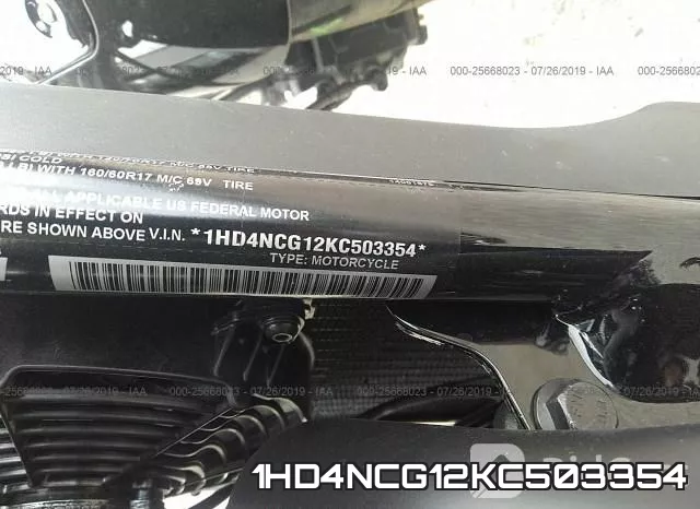 1HD4NCG12KC503354 фото 2