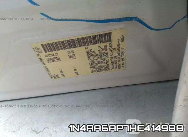 1N4AA6AP7HC414988 фото 10