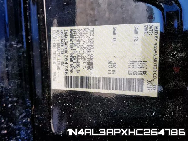 1N4AL3APXHC264786 фото 2