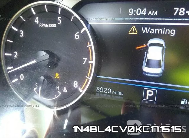 1N4BL4CV0KC171515 фото 8