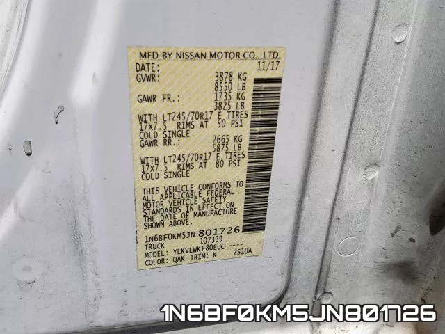 1N6BF0KM5JN801726 фото 2