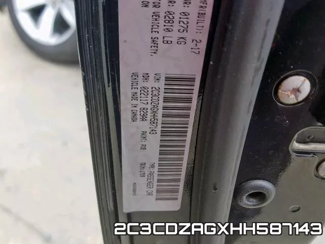 2C3CDZAGXHH587143 фото 2