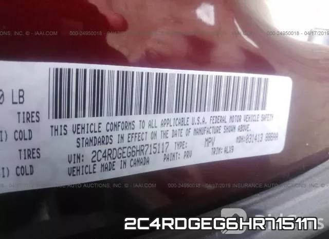 2C4RDGEG6HR715117 фото 10