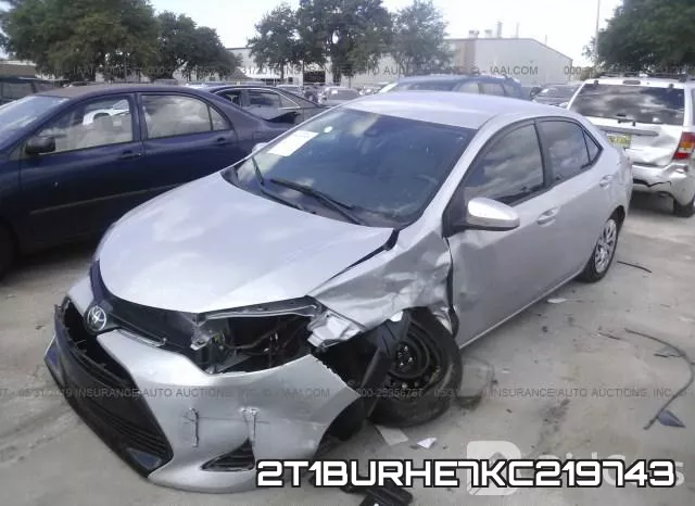 2T1BURHE7KC219743 фото 3