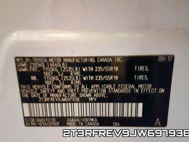 2T3RFREV9JW697938 фото 2