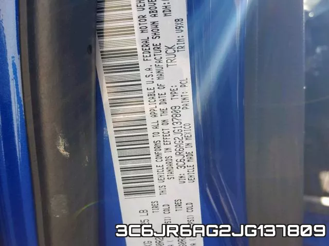 3C6JR6AG2JG137809 фото 2