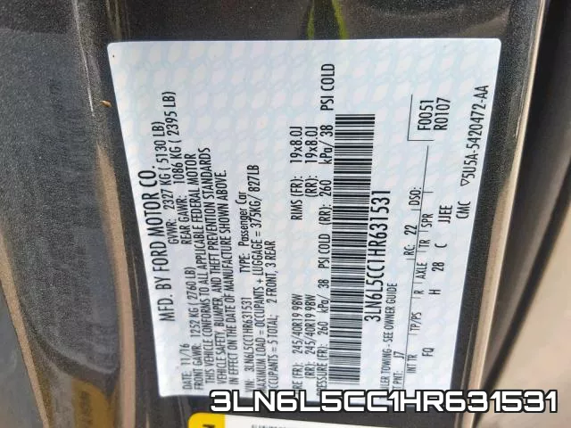 3LN6L5CC1HR631531 фото 2