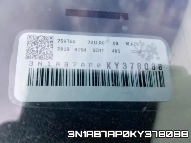 3N1AB7AP0KY378088 фото 2