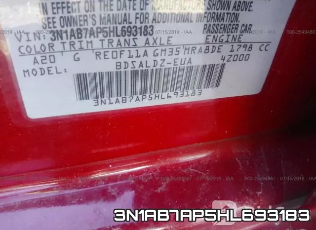 3N1AB7AP5HL693183 фото 10