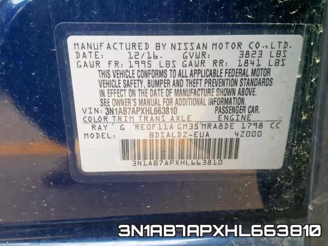 3N1AB7APXHL663810 фото 2