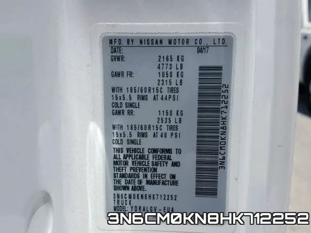 3N6CM0KN8HK712252 фото 2