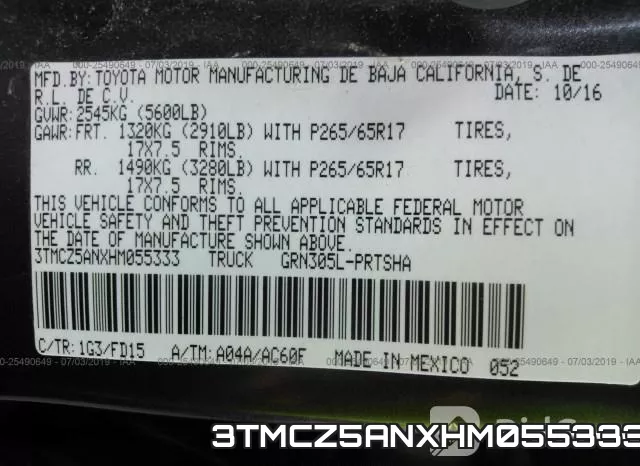 3TMCZ5ANXHM055333 фото 10