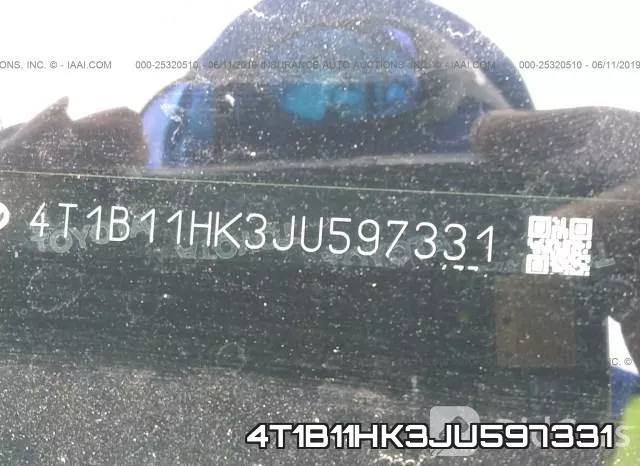 4T1B11HK3JU597331 фото 10