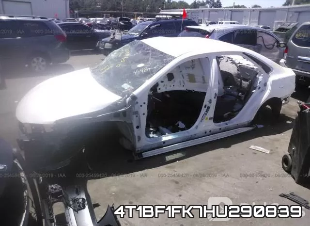 4T1BF1FK7HU290839 фото 2