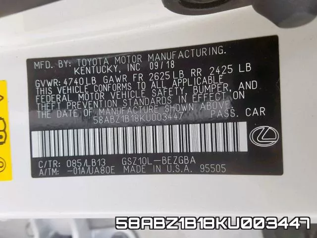 58ABZ1B18KU003447 фото 2