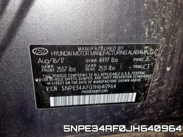 5NPE34AF0JH640964 фото 2