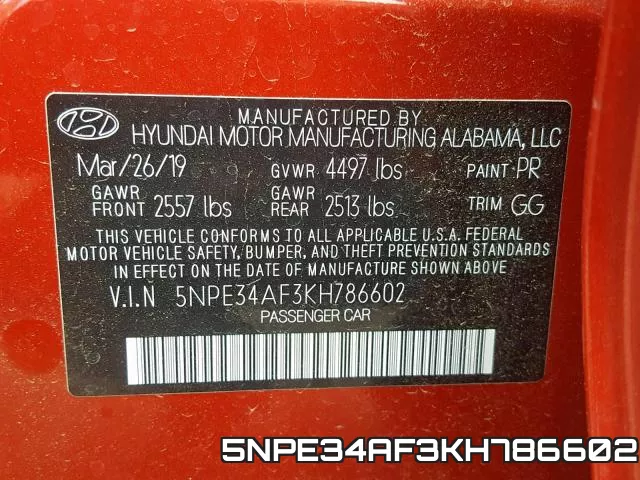 5NPE34AF3KH786602 фото 2
