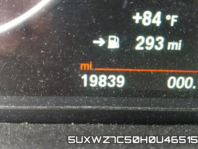 5UXWZ7C50H0U46515 фото 9