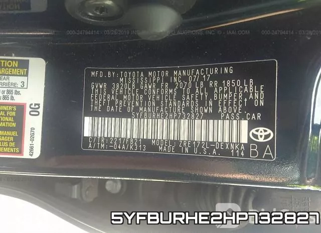 5YFBURHE2HP732827 фото 10