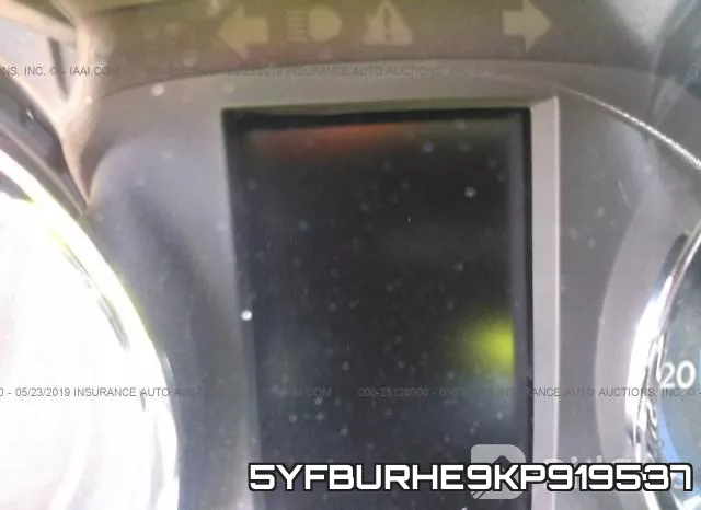 5YFBURHE9KP919537 фото 8