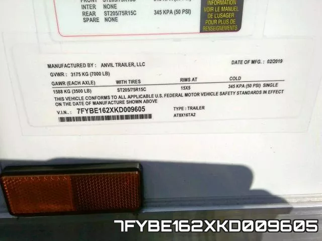 7FYBE162XKD009605 фото 2
