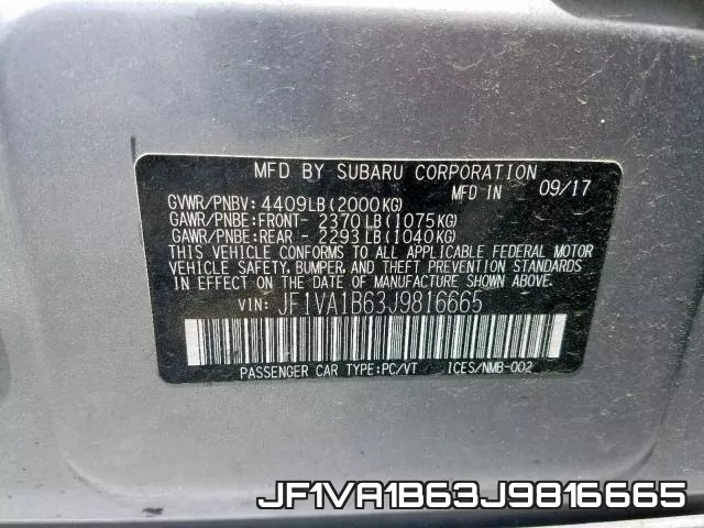 JF1VA1B63J9816665 фото 2