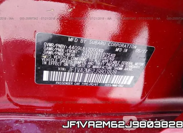 JF1VA2M62J9803828 фото 10
