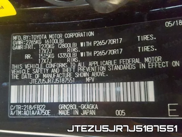 JTEZU5JR7J5187551 фото 2