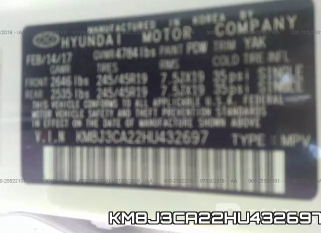 KM8J3CA22HU432697 фото 9