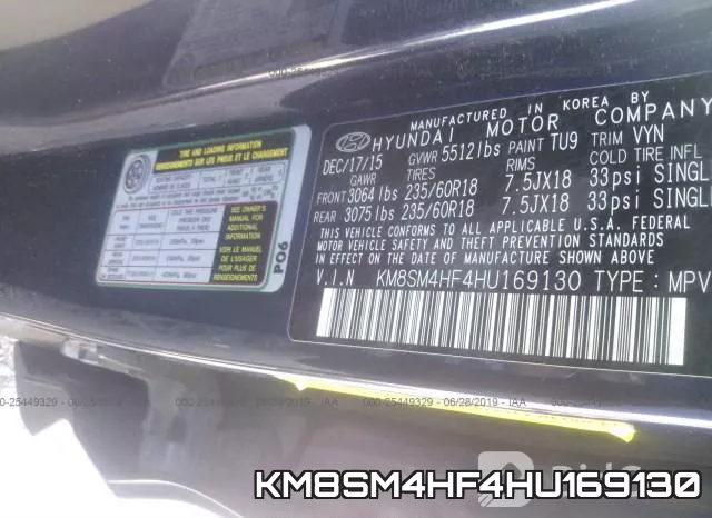 KM8SM4HF4HU169130 фото 10