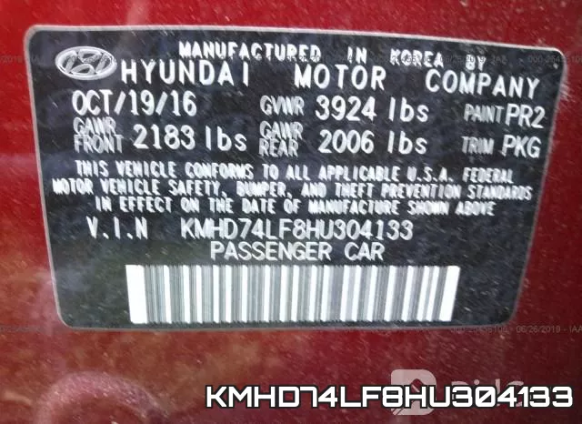 KMHD74LF8HU304133 фото 10