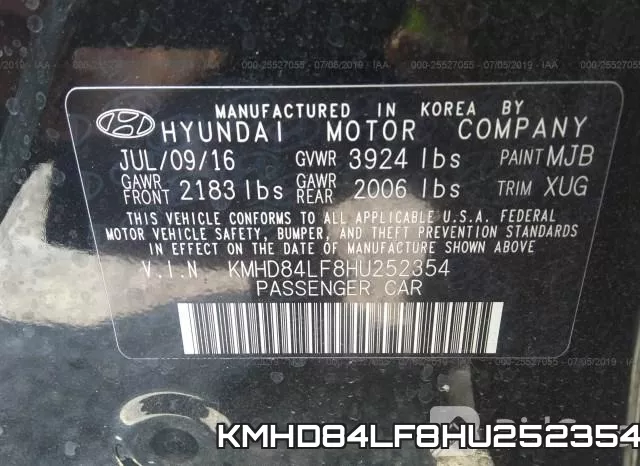 KMHD84LF8HU252354 фото 10
