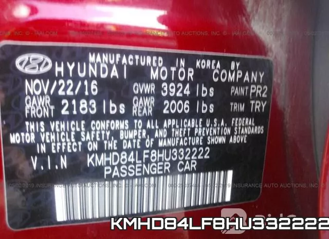 KMHD84LF8HU332222 фото 10