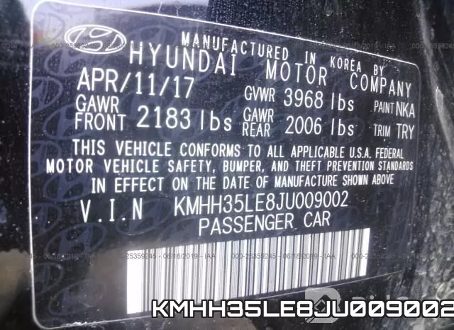 KMHH35LE8JU009002 фото 10
