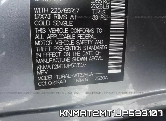 KNMAT2MT1JP533107 фото 10
