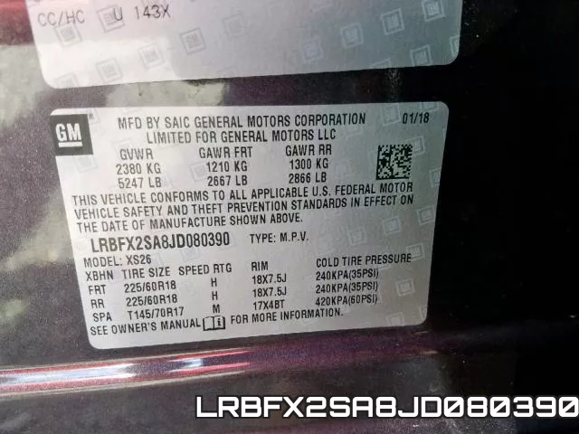 LRBFX2SA8JD080390 фото 2