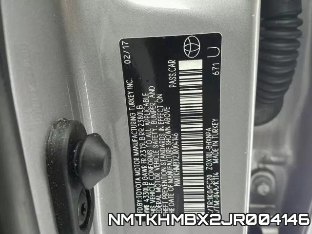 NMTKHMBX2JR004146 фото 2