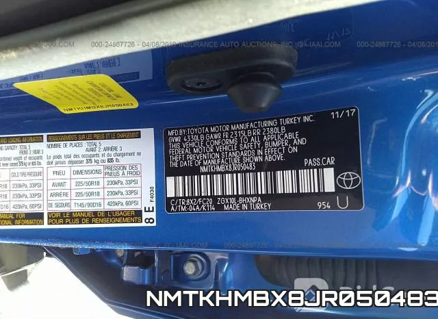 NMTKHMBX8JR050483 фото 10
