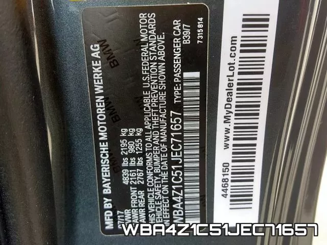 WBA4Z1C51JEC71657 фото 2